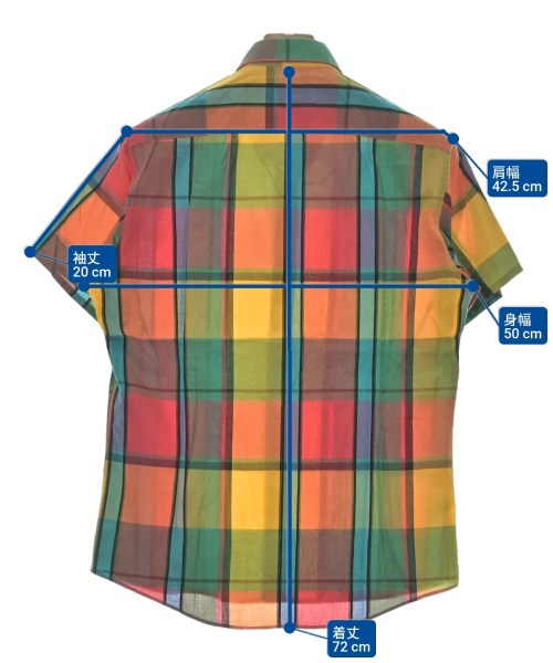 SLOW◎GUN（スローガン）カジュアルシャツ 緑 サイズ:3(L位) メンズ/2200645035193