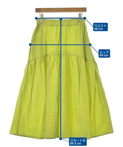 Jocomomola（ホコモモラ）ロング・マキシ丈スカート 緑 サイズ:40(M位) レディース/2200628725073