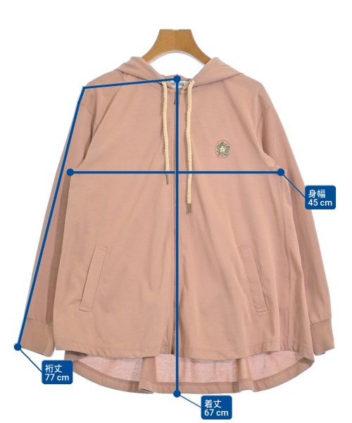 Jocomomola（ホコモモラ）パーカー ピンク サイズ:40(M位) レディース/2200628725332