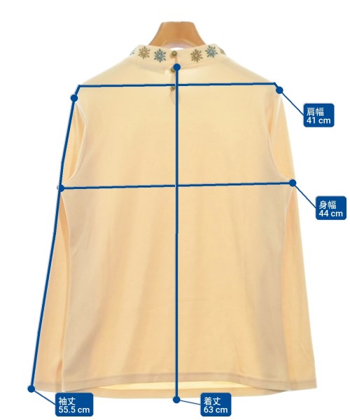 Jocomomola（ホコモモラ）Tシャツ・カットソー オレンジ サイズ:40(M位) レディース/2200628725431