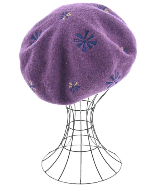 Jocomomola（ホコモモラ）ハンチング・ベレー帽 紫 サイズ:40 レディース/2200628725523