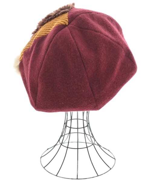 Jocomomola（ホコモモラ）ハンチング・ベレー帽 赤 サイズ:40 レディース/2200628725554