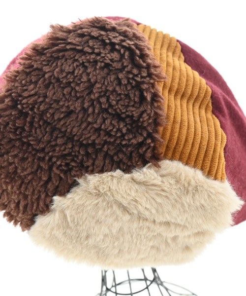 Jocomomola（ホコモモラ）ハンチング・ベレー帽 赤 サイズ:40 レディース/2200628725554