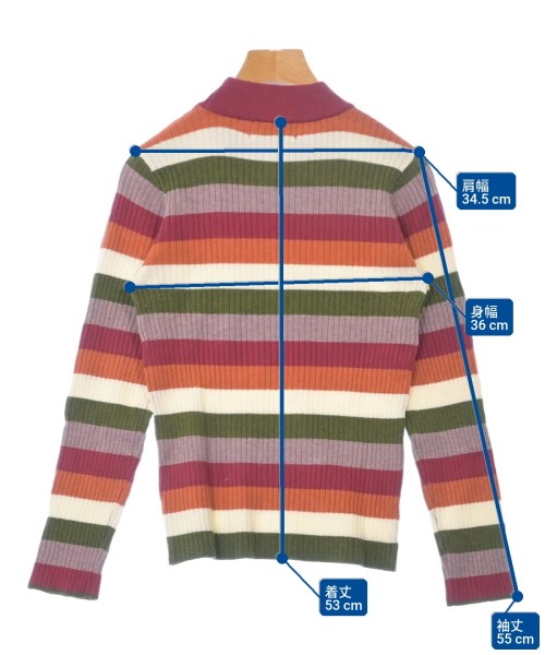 Jocomomola（ホコモモラ）ニット・セーター 赤 サイズ:40(M位) レディース/2200634865114