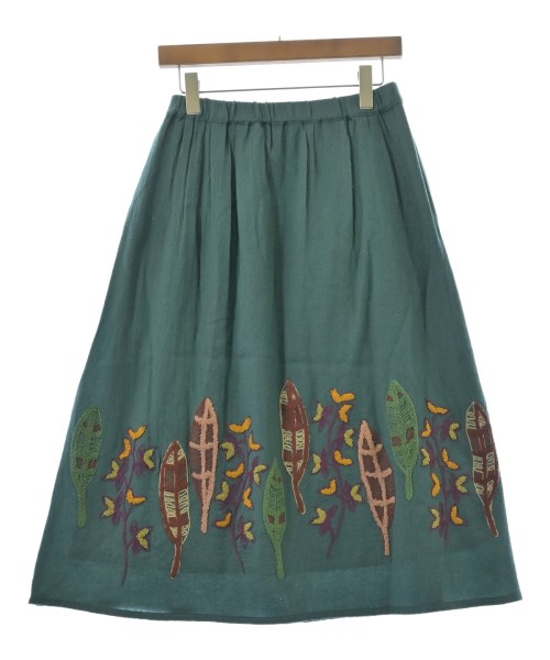 Jocomomola（ホコモモラ）ロング・マキシ丈スカート 緑 サイズ:40(M位) レディース/2200637308267