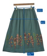 Jocomomola（ホコモモラ）ロング・マキシ丈スカート 緑 サイズ:40(M位) レディース/2200637308267