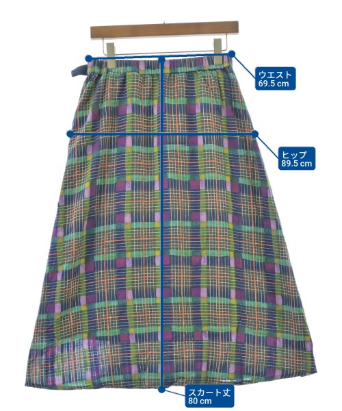 Jocomomola（ホコモモラ）ロング・マキシ丈スカート 紺 サイズ:40(M位) レディース/2200637308274