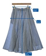 Jocomomola（ホコモモラ）ロング・マキシ丈スカート 青 サイズ:40(M位) レディース/2200637308311