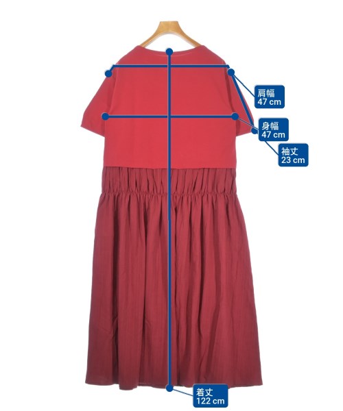 Jocomomola（ホコモモラ）ワンピース 赤 サイズ:40(M位) レディース/2200637308359