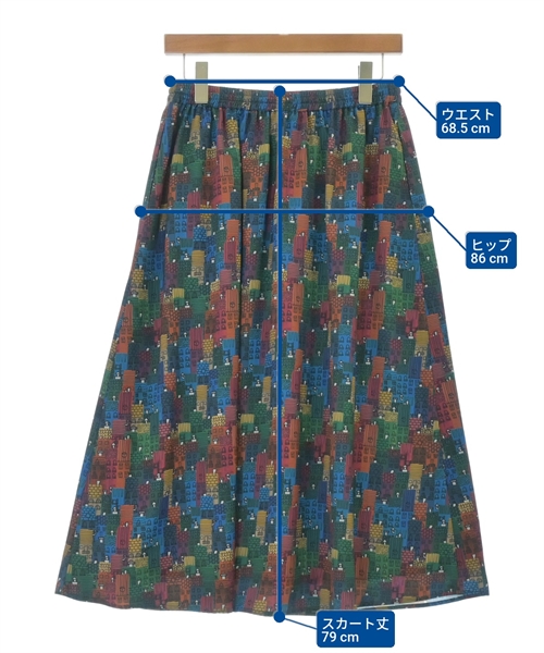 Jocomomola（ホコモモラ）ロング・マキシ丈スカート 紺 サイズ:40(M位) レディース/2200621414127