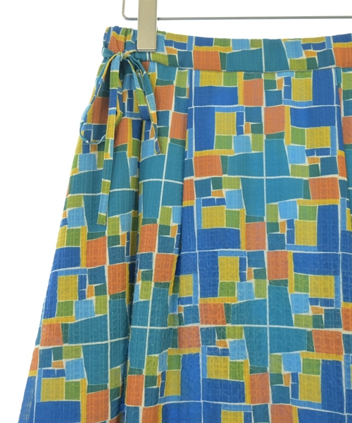 Jocomomola（ホコモモラ）ロング・マキシ丈スカート 青 サイズ:40(M位) レディース/2200621414158