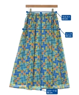 Jocomomola（ホコモモラ）ロング・マキシ丈スカート 青 サイズ:40(M位) レディース/2200621414158