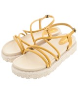 Jocomomola（ホコモモラ）サンダル 黄 サイズ:24.5cm レディース/2200601806553