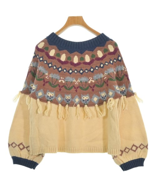 Jocomomola（ホコモモラ）ニット・セーター 黄 サイズ:40(M位) レディース/2200669759013