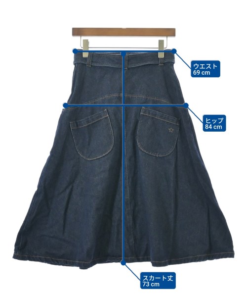Jocomomola（ホコモモラ）ロング・マキシ丈スカート 紺 サイズ:40(M位) レディース/2200649794010