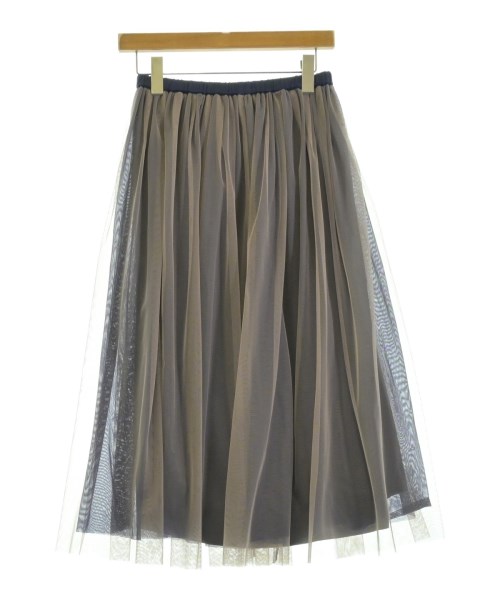 Jocomomola(ホコモモラ)ロング・マキシ丈スカート 茶 サイズ:40(M位)/2200649794027