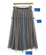 Jocomomola（ホコモモラ）ロング・マキシ丈スカート 茶 サイズ:40(M位) レディース/2200649794027
