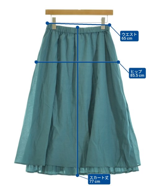 Jocomomola（ホコモモラ）ロング・マキシ丈スカート 緑 サイズ:40(M位) レディース/2200649794041