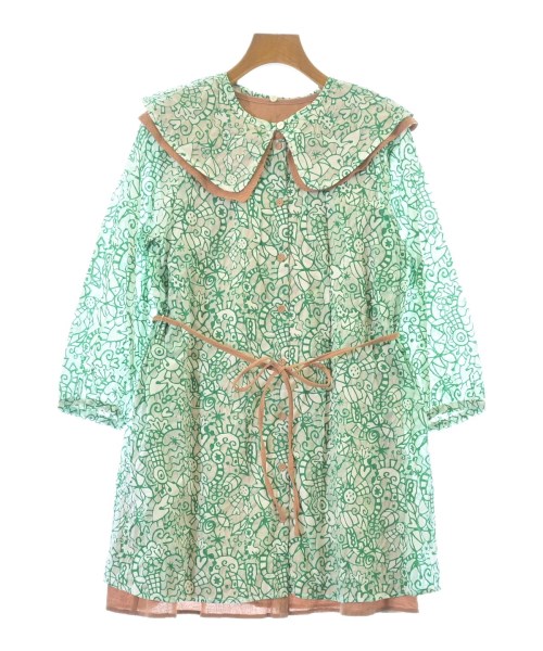 Jocomomola(ホコモモラ)ブラウス 緑 サイズ:40(M位)/2200654984109