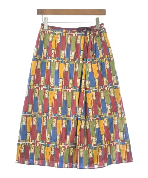 Jocomomola(ホコモモラ)ロング・マキシ丈スカート 赤 サイズ:40(M位)/2200654984130