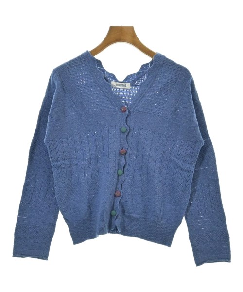 Jocomomola(ホコモモラ)カーディガン 青 サイズ:40(M位)/2200654984147