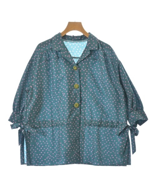Jocomomola(ホコモモラ)カジュアルシャツ 緑 サイズ:40(M位)/2200654984154