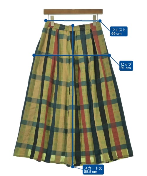 Jocomomola（ホコモモラ）ロング・マキシ丈スカート カーキ サイズ:40(M位) レディース/2200650505087