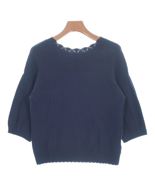 Jocomomola(ホコモモラ)ニット・セーター 紺 サイズ:40(M位)/2200646253107