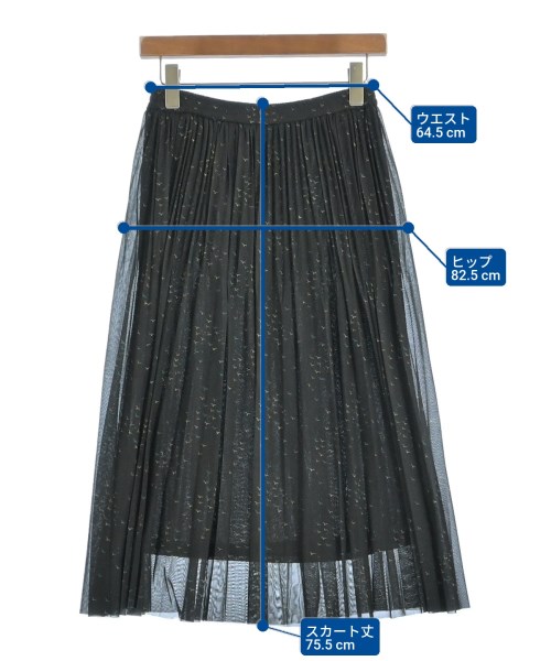 Jocomomola（ホコモモラ）ロング・マキシ丈スカート 黒 サイズ:40(M位) レディース/2200646253275