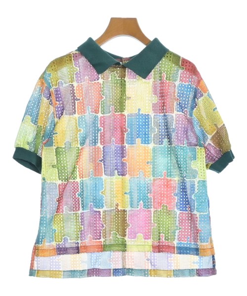 Jocomomola(ホコモモラ)ブラウス 緑 サイズ:40(M位)/2200646253305