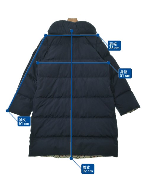 Jocomomola（ホコモモラ）ダウンコート 紺 サイズ:40(M位) レディース/2200646253329