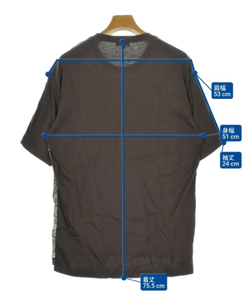 JOSEPH HOMME（ジョセフオム）Tシャツ・カットソー 茶 サイズ:50(XL位) メンズ/2200696607028