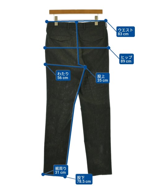 JOSEPH HOMME（ジョセフオム）スラックス 黒 サイズ:46(M位) メンズ/2200655117025