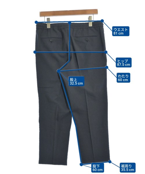 JOSEPH HOMME（ジョセフオム）スラックス 黒 サイズ:48(L位) メンズ/2200637733366