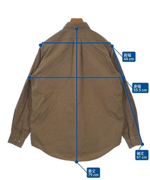 C.P COMPANY（シーピーカンパニー）カジュアルシャツ 茶 サイズ:2(M位) メンズ/2200644030175