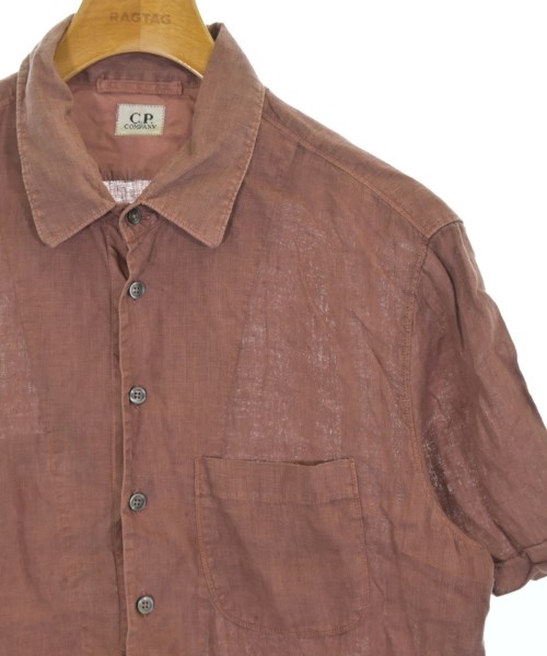 C.P COMPANY（シーピーカンパニー）カジュアルシャツ 茶 サイズ:42(XXL位) メンズ/2200675201018