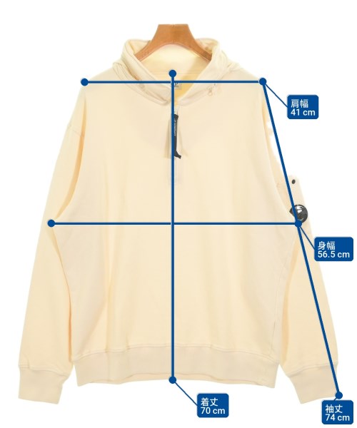 C.P COMPANY（シーピーカンパニー）パーカー 白 サイズ:XL メンズ/2200715698020