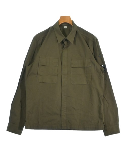 C.P COMPANY(シーピーカンパニー)カジュアルシャツ カーキ サイズ:L/2200691692234