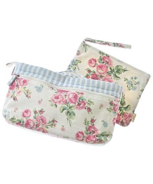 LAURA ASHLEY(ローラアシュレイ)ポーチ 白 サイズ:-/2200672931048