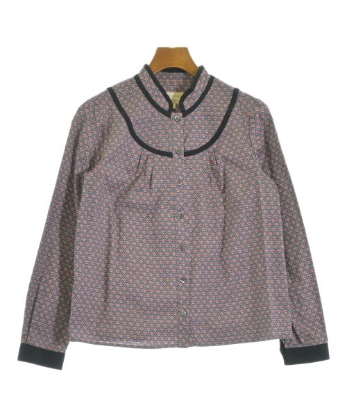 LAURA ASHLEY(ローラアシュレイ)カジュアルシャツ 紺 サイズ:3(L位)/2200661085011