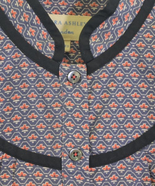 LAURA ASHLEY（ローラアシュレイ）カジュアルシャツ 紺 サイズ:3(L位) レディース/2200661085011