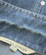 LAURA ASHLEY（ローラアシュレイ）ブルゾン 青 サイズ:9(M位) レディース/2200669101041