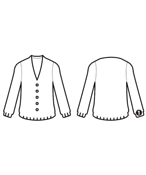 JUSSARA LEE（ジャサラリー）カーディガン 黄 サイズ:M レディース/2200642594136