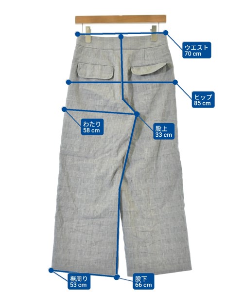 JOSEPH（ジョセフ）スラックス グレー サイズ:36(S位) レディース/2200611080059