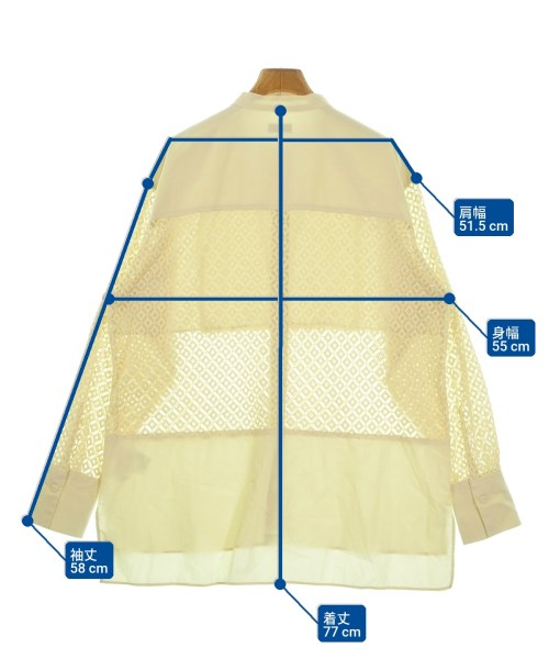 JOSEPH（ジョセフ）ブラウス 黄 サイズ:42(XL位) レディース/2200674202085