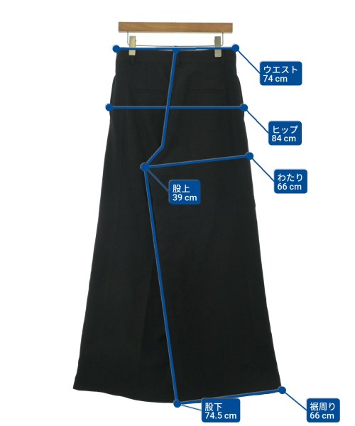 JOSEPH（ジョセフ）スラックス 黒 サイズ:40(L位) レディース/2200674202177