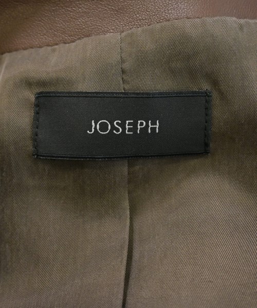 JOSEPH（ジョセフ）ライダース 茶 サイズ:42(XL位) レディース/2200674202337