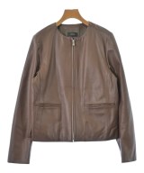 JOSEPH（ジョセフ）ライダース 茶 サイズ:42(XL位) レディース/2200674202337