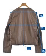 JOSEPH（ジョセフ）ライダース 茶 サイズ:42(XL位) レディース/2200674202337