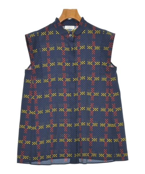 JOSEPH STUDIO(ジョセフスタジオ)ブラウス 紺 サイズ:2(M位)/2200674422087